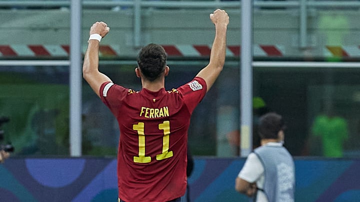 Ferrán Torres anotó un doblete ante Italia